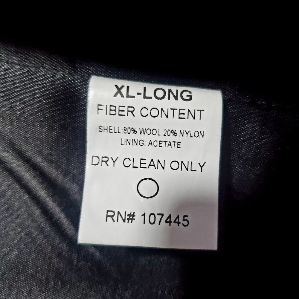 Sterlingwear of Boston Wool, Made in USA, Men's XL, Classic Gray - Picture 10 of 11